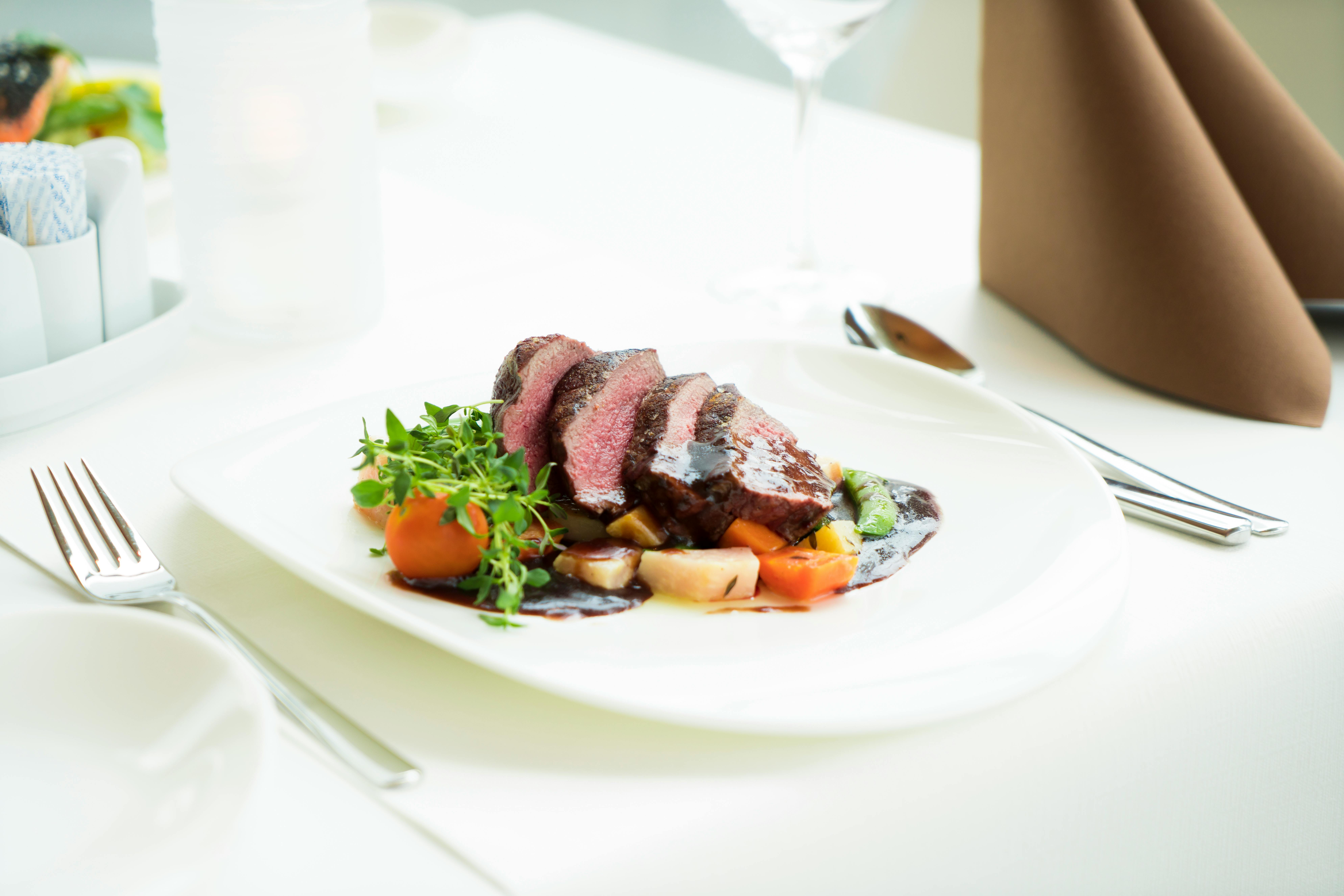 Luxury plated dish